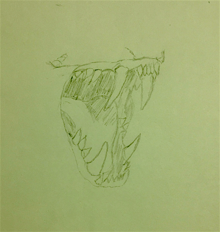 RAWR Drawing Dragons Day 70 Kate Ristau