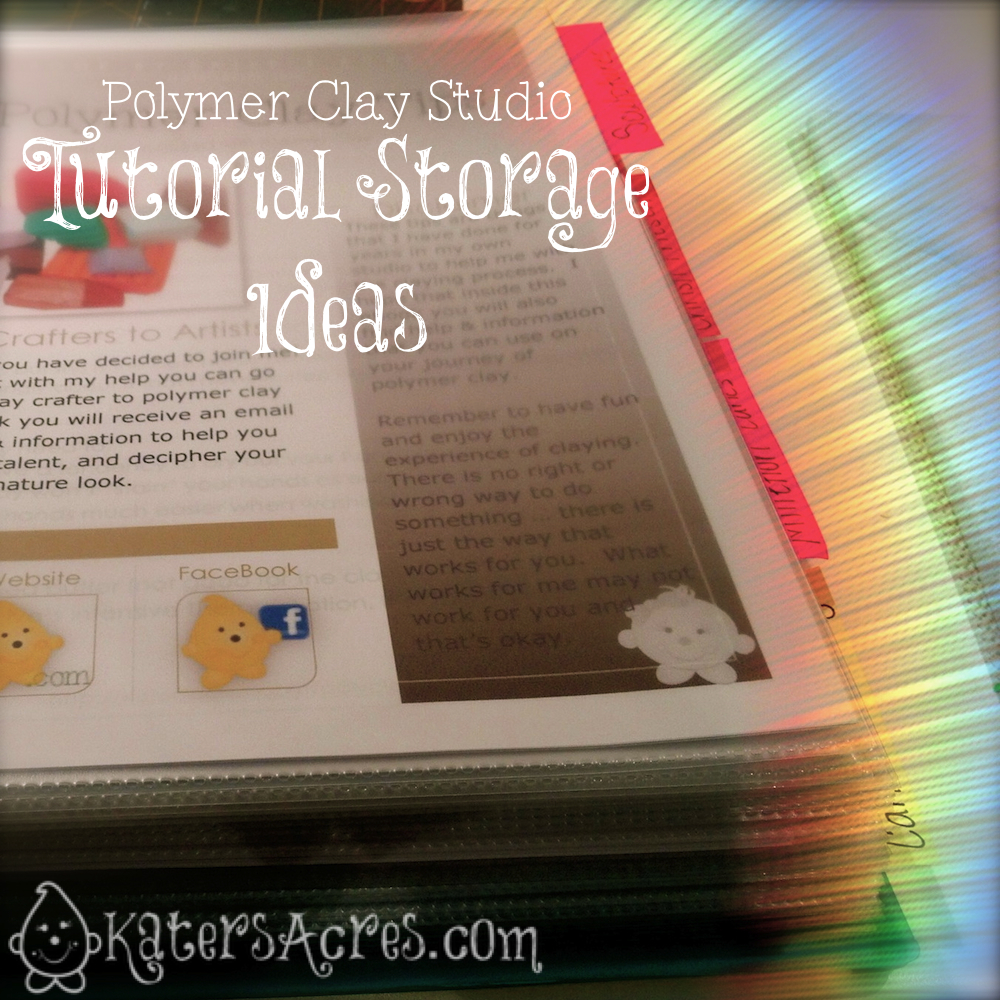 Polymer Clay Studio Tips Tutorial Storage That's Usable & Easy