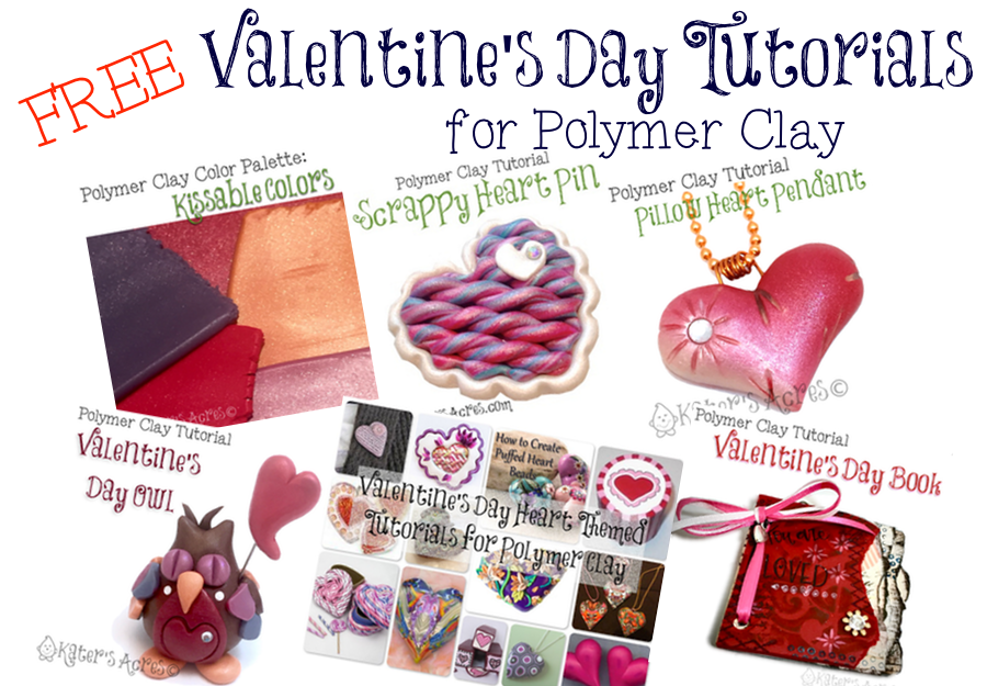 polymer clay valentine projects