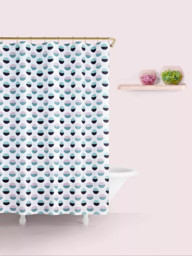 Half Dot Shower Curtain Kate Spade New York