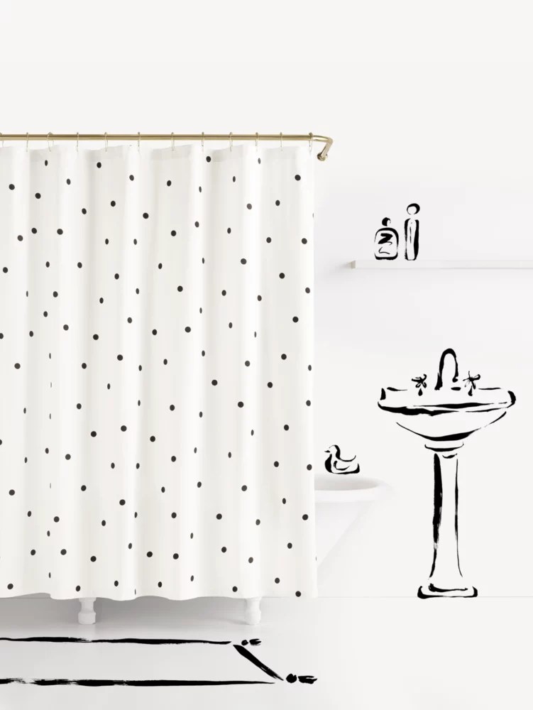 Deco Dot Shower Curtain Kate Spade New York Kate Spade New York
