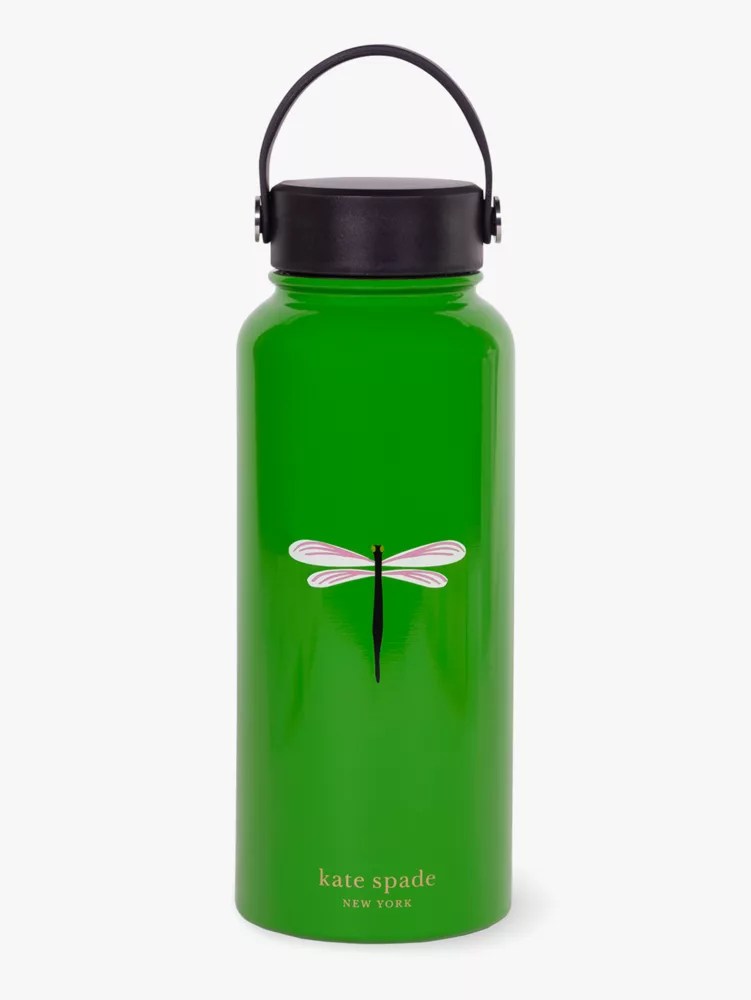 Dragonfly Flight Stainless Steel Water Bottle Kate Spade New York