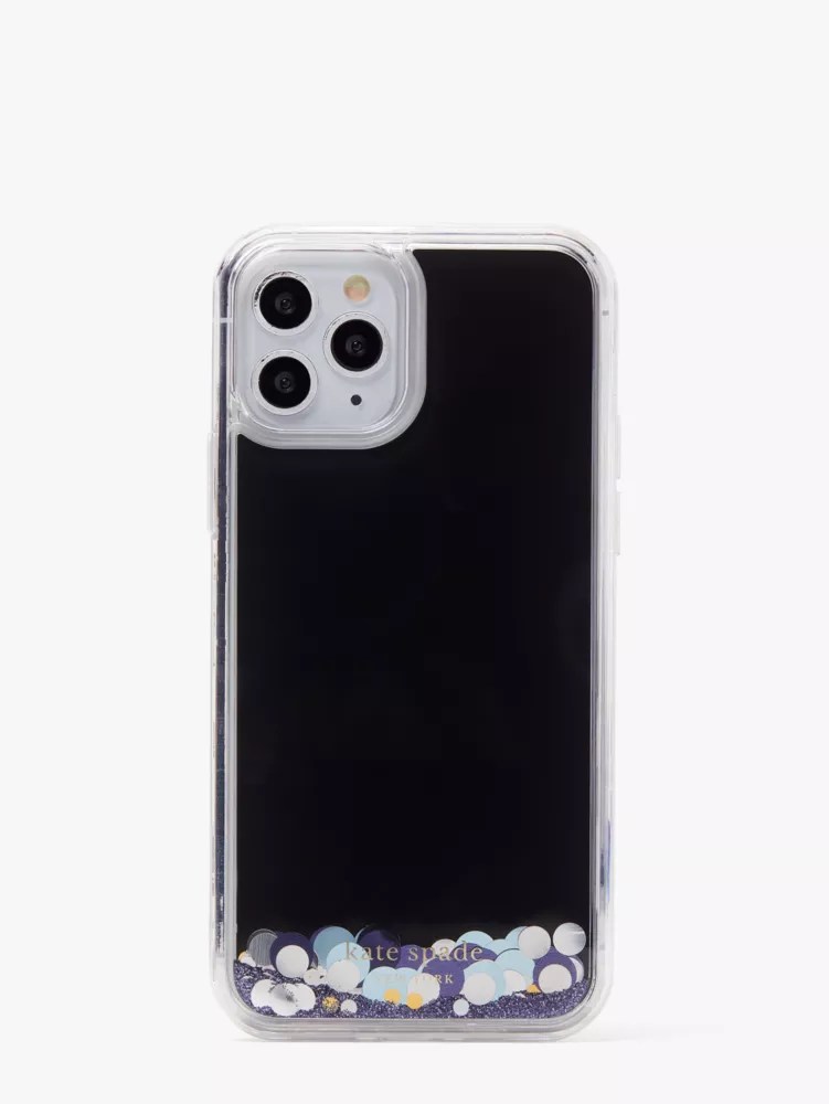 Liquid Glitter Confetti I Phone 12/12 Pro Case Kate Spade New York