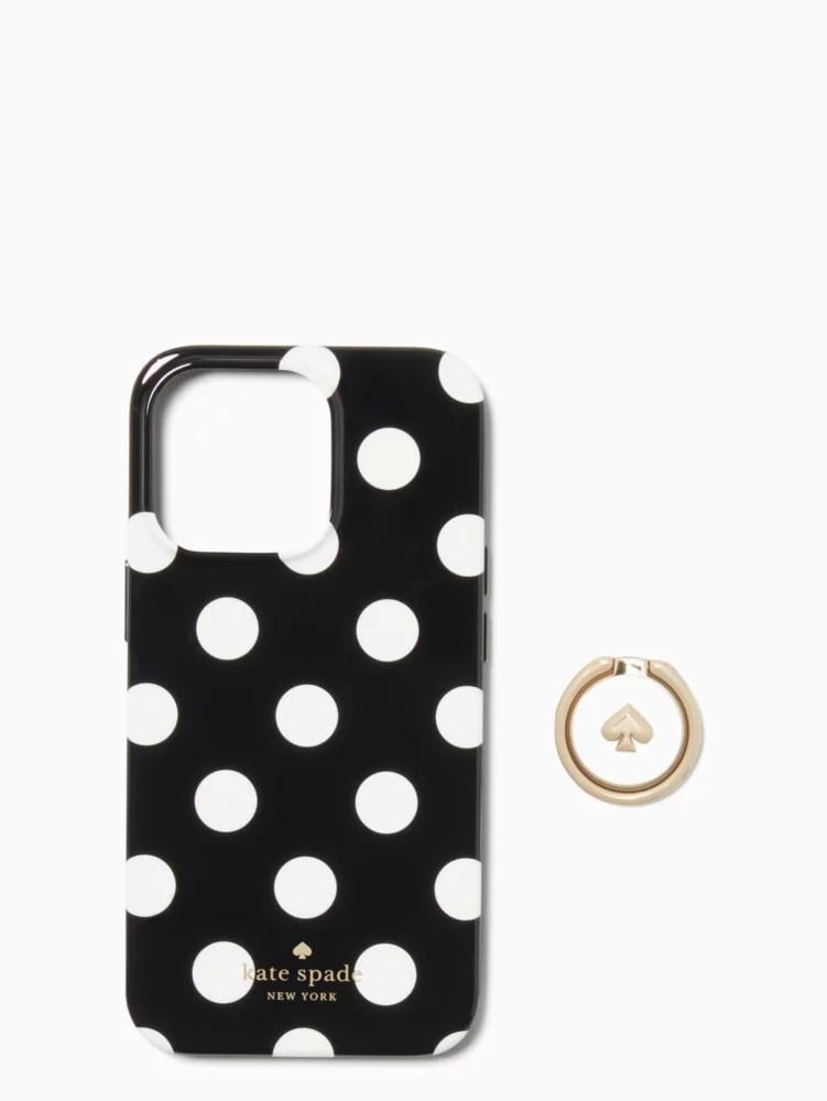 Ring And Dot Resin I Phone 13 Pro Case Kate Spade Surprise