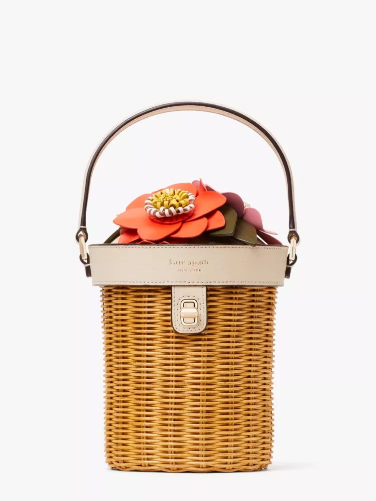 Petal Wicker Flower Pot Crossbody Kate Spade New York Kate Spade