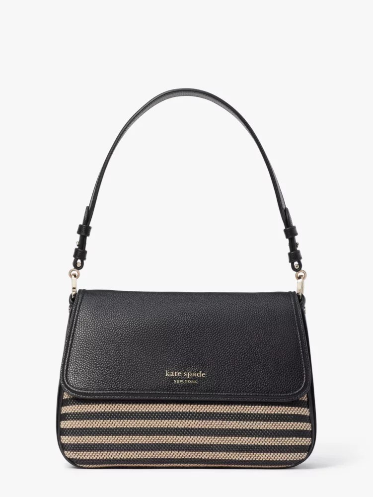 Hudson Striped Medium Convertible Shoulder Bag Kate Spade New York