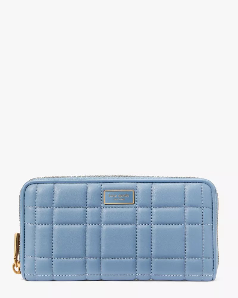 Evelyn Quilted Zip Around Continental Wallet Kate Spade New York