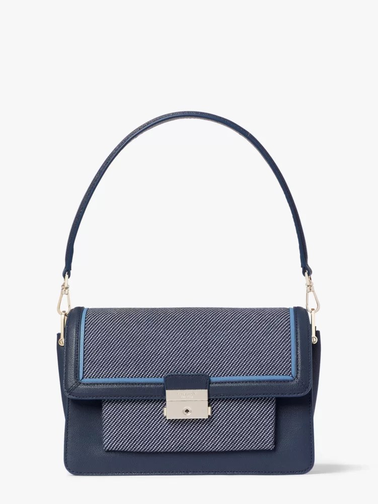 Voyage Chambray Twill Medium Shoulder Bag Kate Spade New York