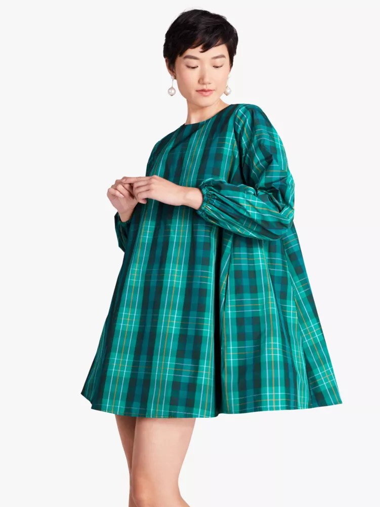 Greenhouse Plaid Ella Dress Kate Spade New York Kate Spade New York