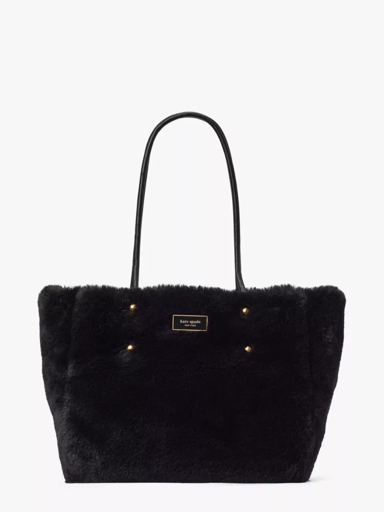Everything Faux Fur Medium Tote Kate Spade New York Kate Spade New York