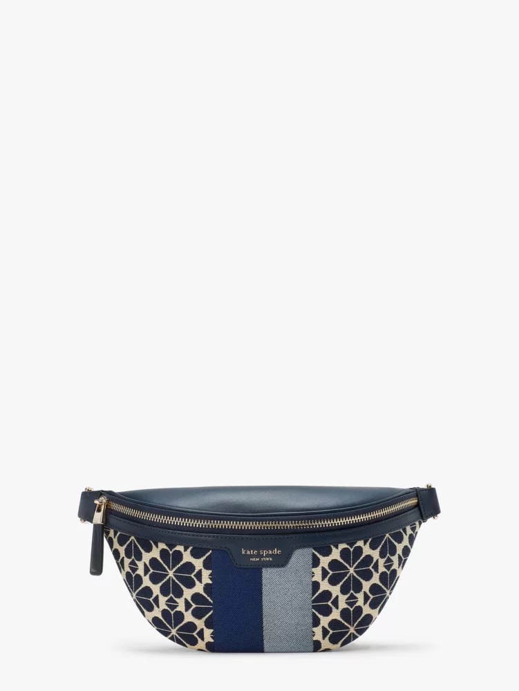 Spade Flower Jacquard Stripe Medium Belt Bag Kate Spade New York