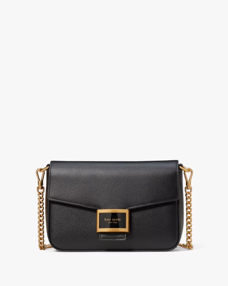 Katy Textured Leather Flap Chain Crossbody Kate Spade GB