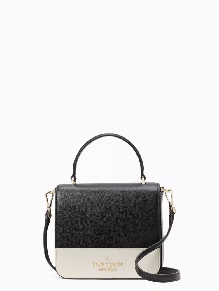 Staci Colorblock Saffiano Leather Square Crossbody Kate Spade UK