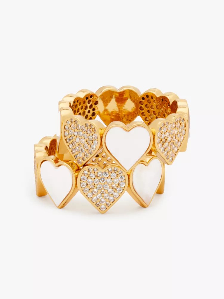 Take Heart Stacked Ring Set Kate Spade GB