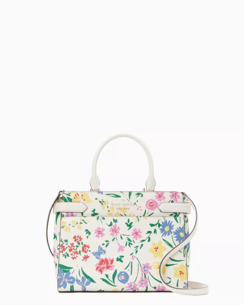 Staci Garden Bouquet Medium Satchel Kate Spade Outlet Kate Spade Outlet
