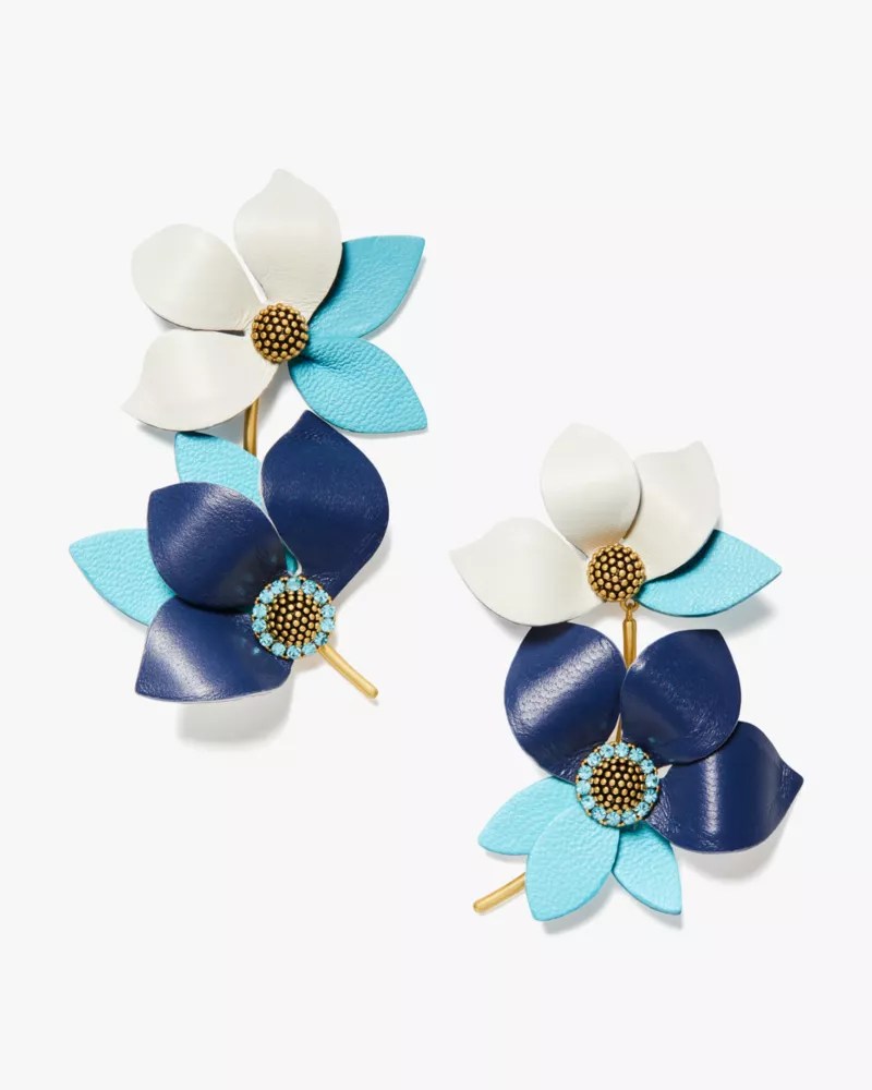 Flower Power Leather Earrings Kate Spade New York Kate Spade New York