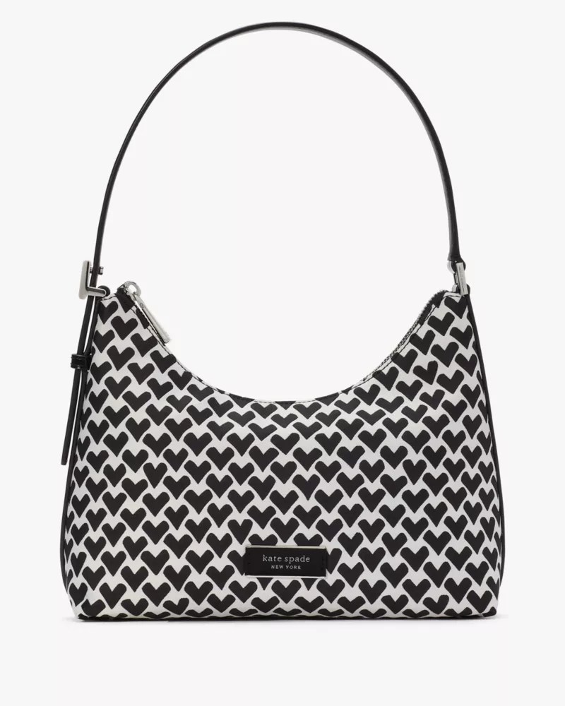 Sam Icon Modernist Hearts Jacquard Small Shoulder Bag Kate Spade New