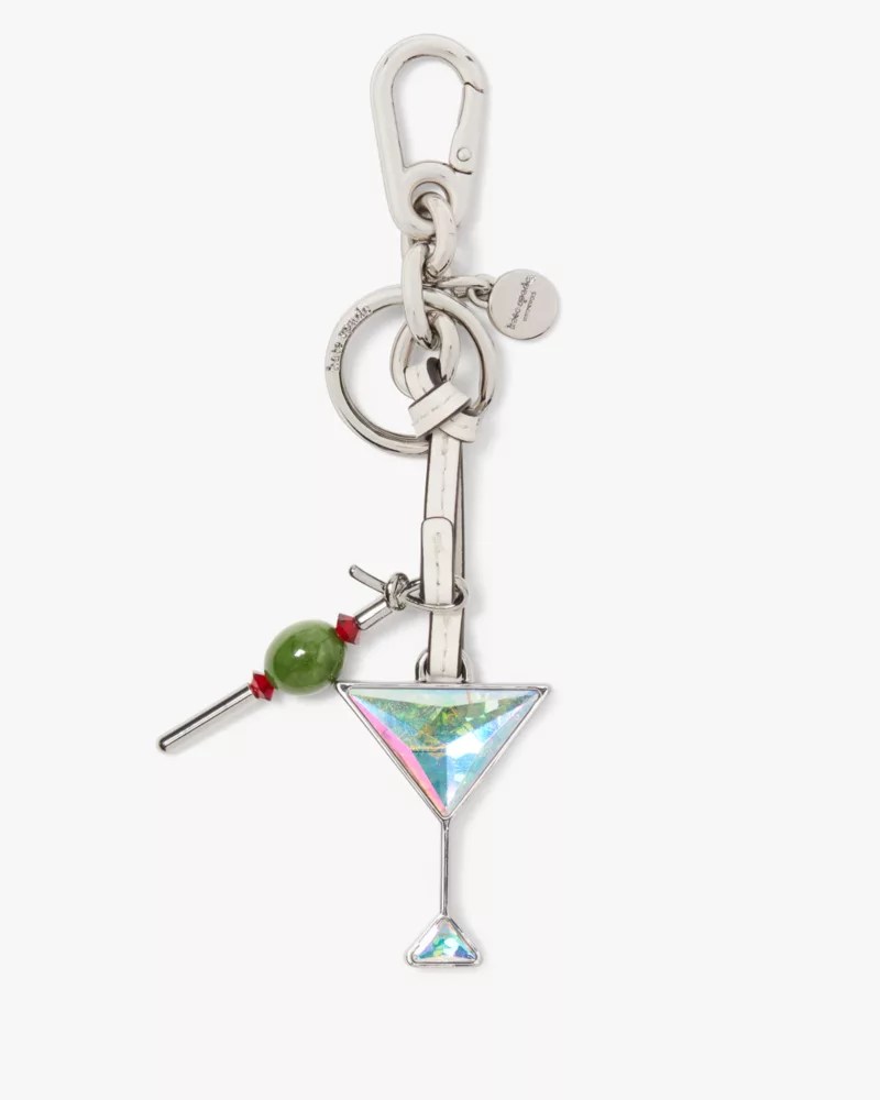 Shaken Not Stirred Crystal Martini Key Fob Kate Spade UK Kate Spade GB