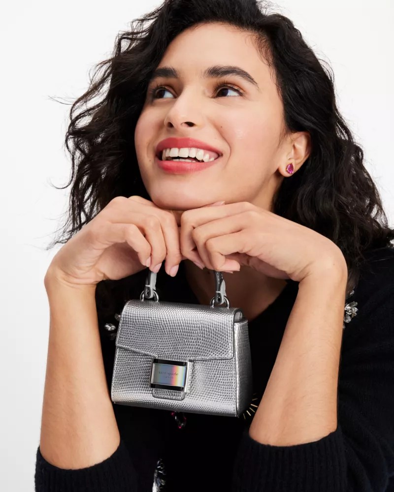 Katy Embossed Metallic Micro Crossbody Kate Spade UK Kate Spade GB