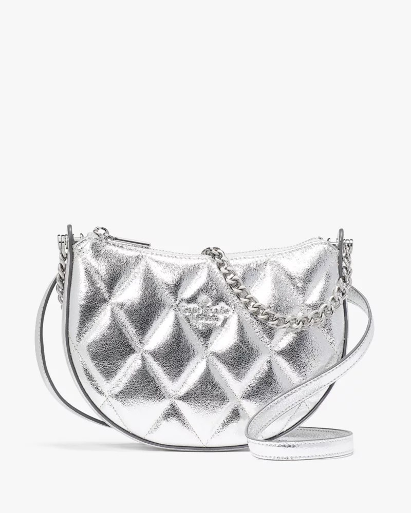 Carey Metallic Zip Top Crossbody Kate Spade Outlet Kate Spade Outlet
