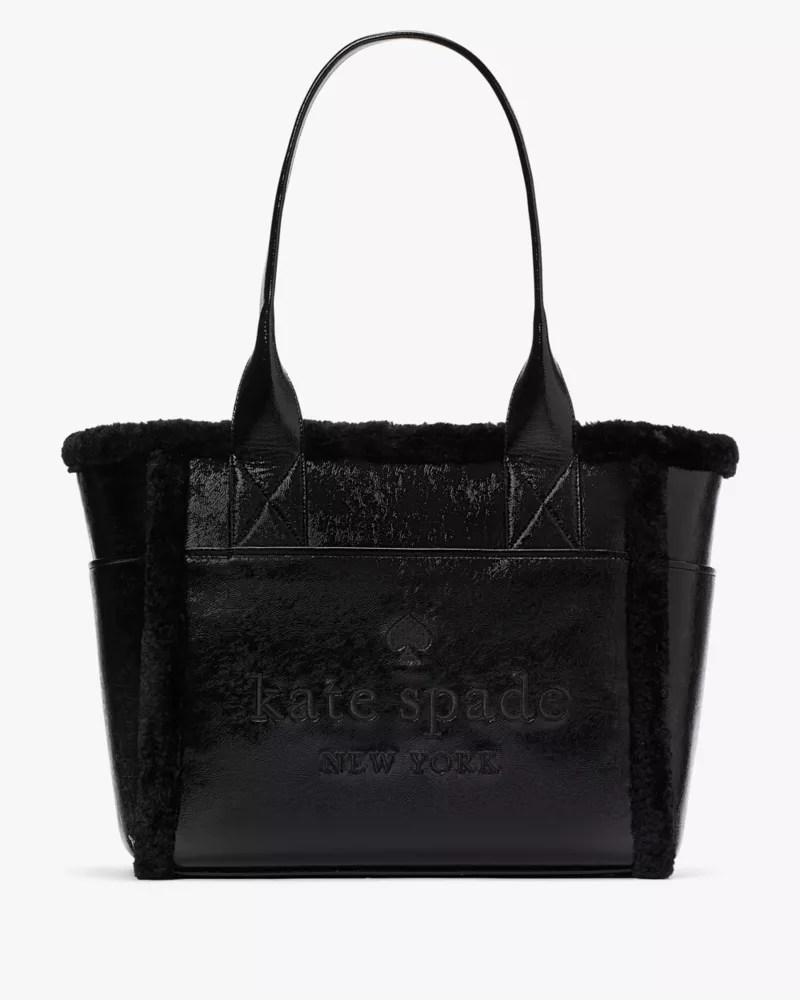 Jett Faux Shearling Tote Kate Spade Outlet Kate Spade Outlet