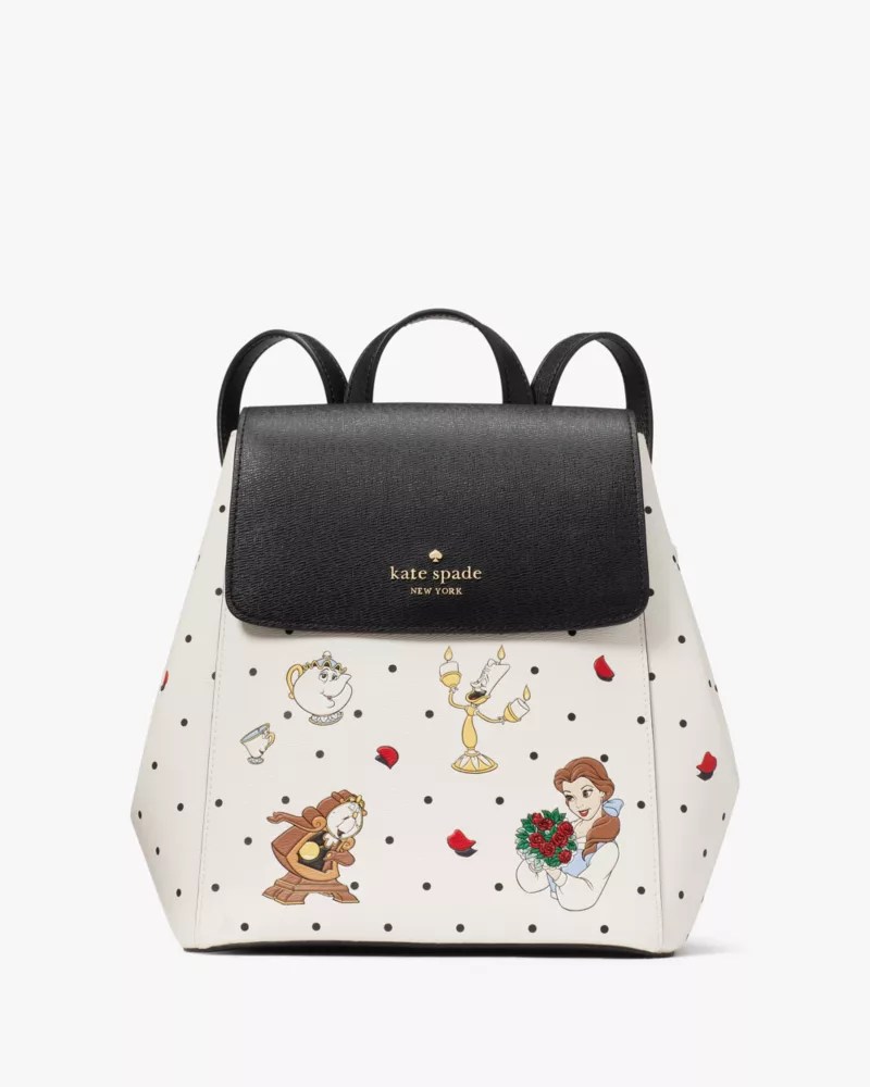 Disney X Kate Spade New York Beauty And The Beast Flap Backpack Kate