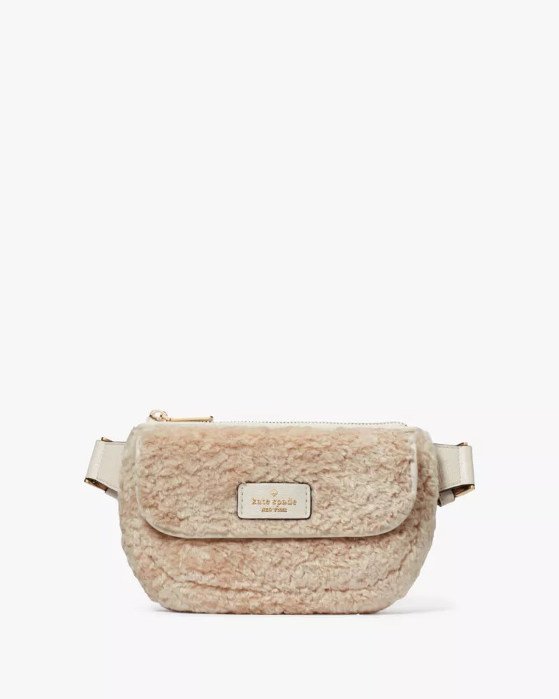 Rosie Faux Shearling Belt Bag Kate Spade Outlet Kate Spade Outlet