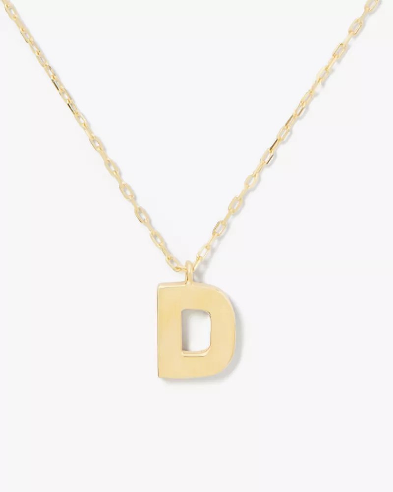 Kate Spade Fine Love Letter D Initial Pendant Kate Spade GB