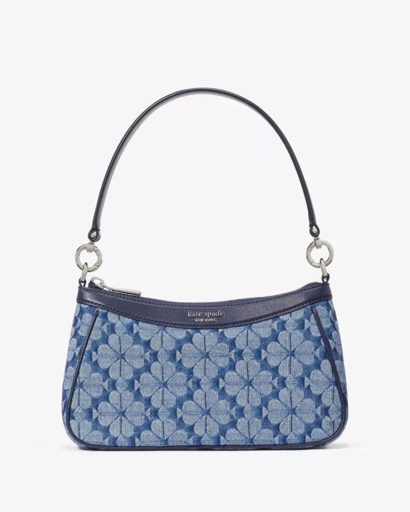 Spade Flower Jacquard Denim Convertible Shoulder Bag Kate Spade UK Kate Spade GB