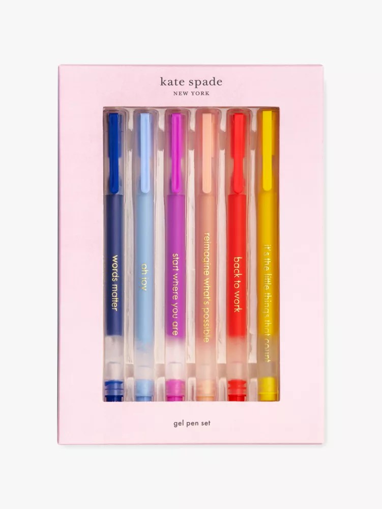 Back To Work Gel Pen Set Kate Spade New York