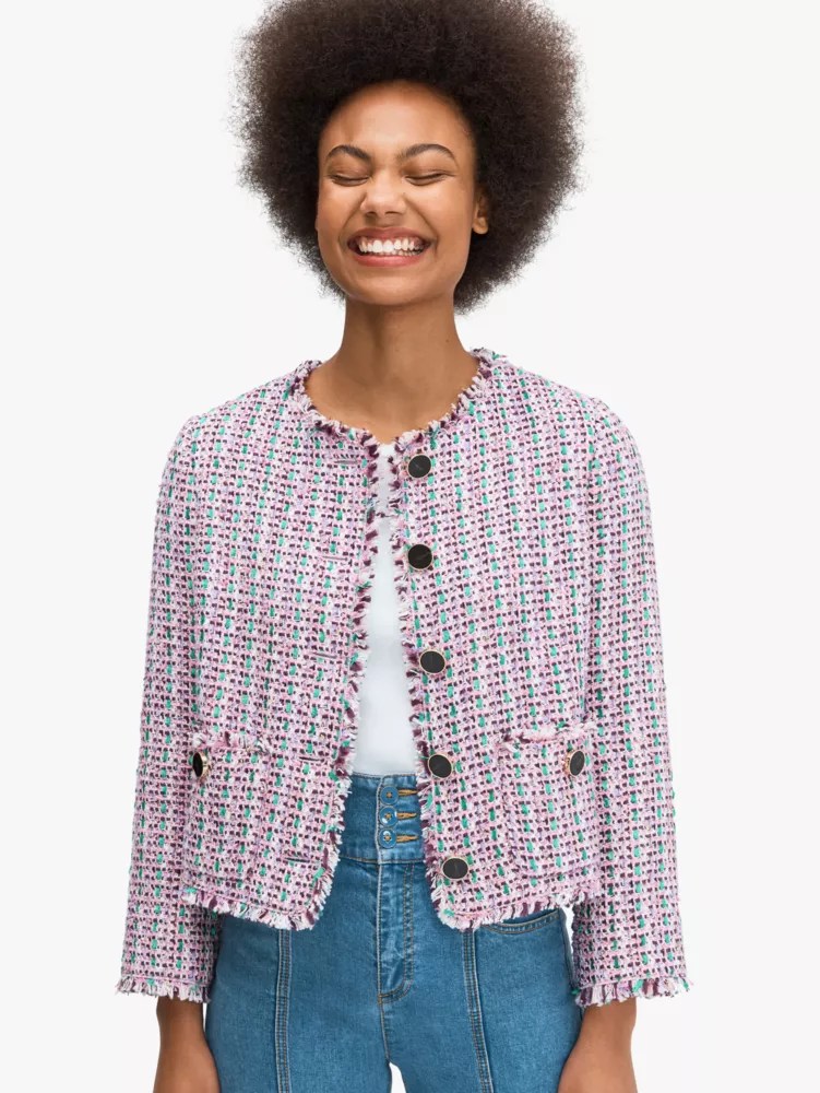 Enchanted Tweed Jacket Kate Spade New York