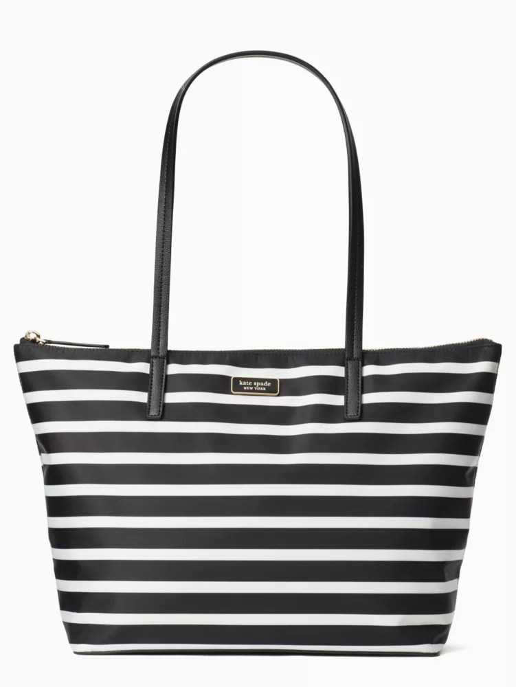 Hayden Sailing Stripe Top Zip Tote Kate Spade Outlet Kate Spade New