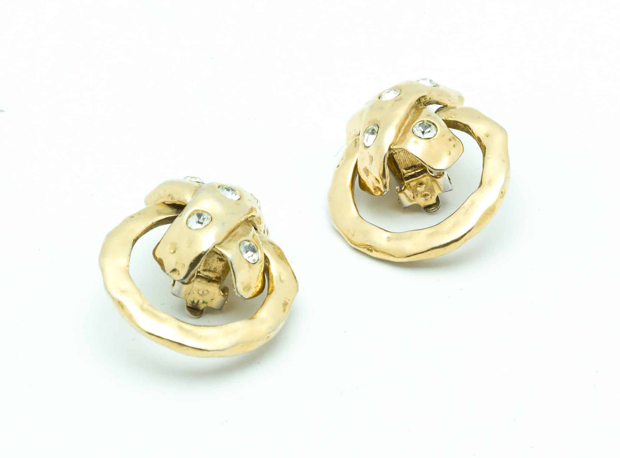 Unique Vintage clipon Earrings 80s Katheley's