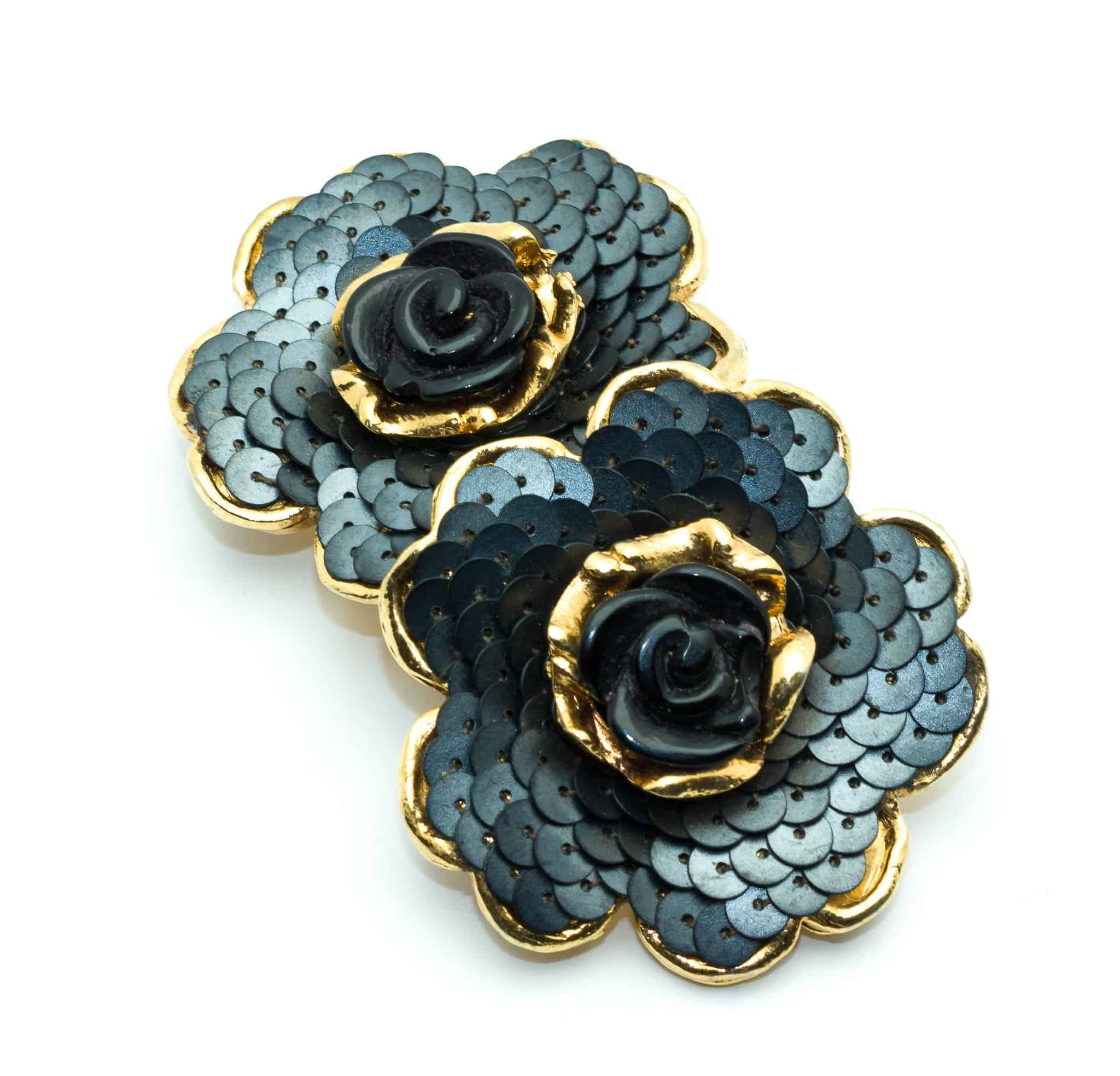 Jacky de G vintage earrings clipon 80s Katheley's
