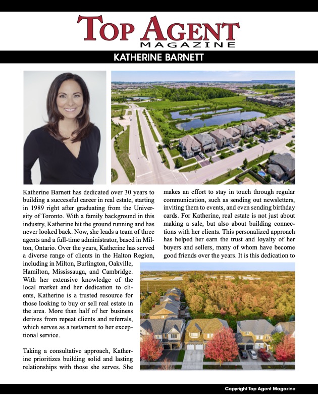 Top Agent Magazine Feature The Katherine Team