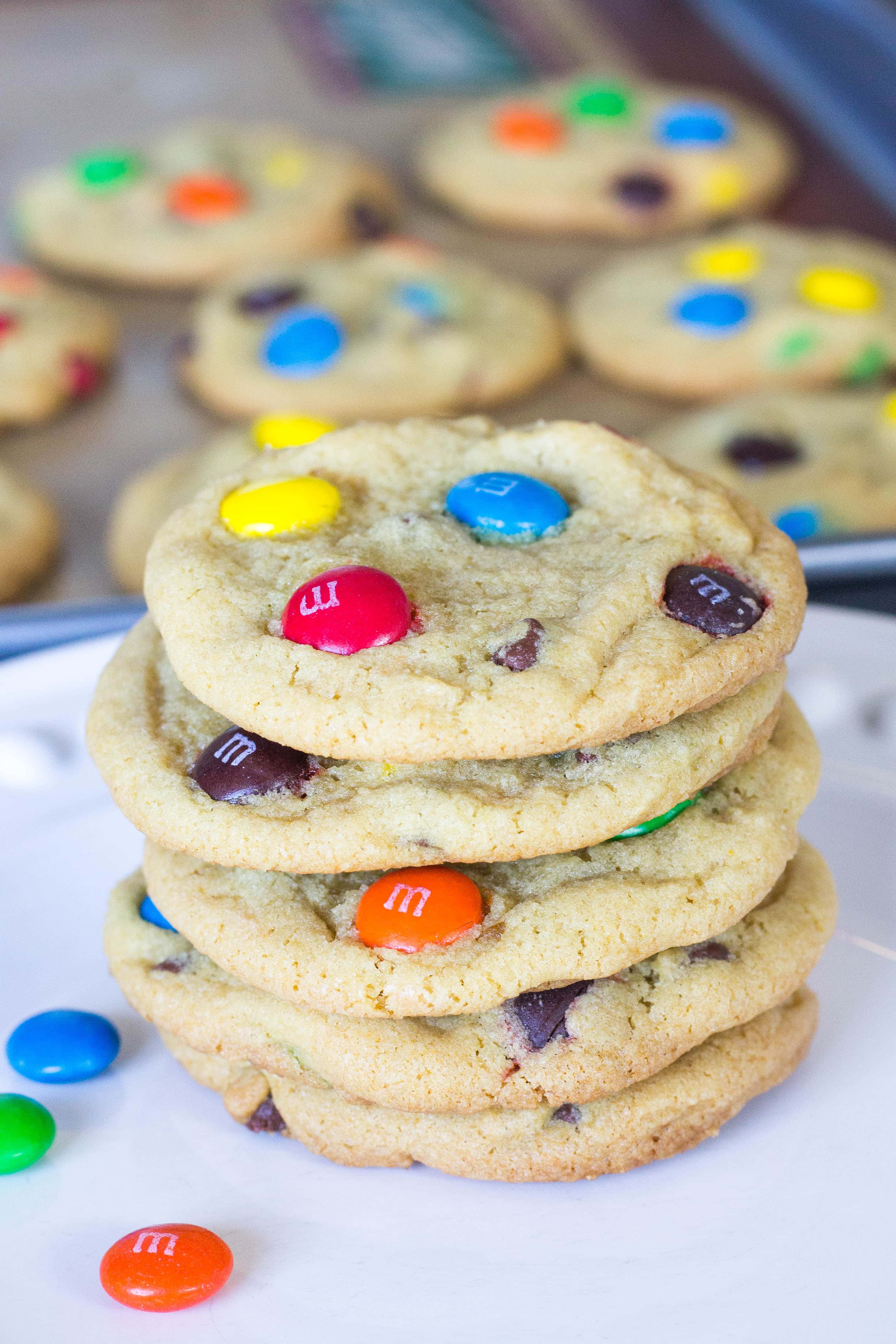 Soft and Chewy M&M Cookies Kathryn's Kitchen