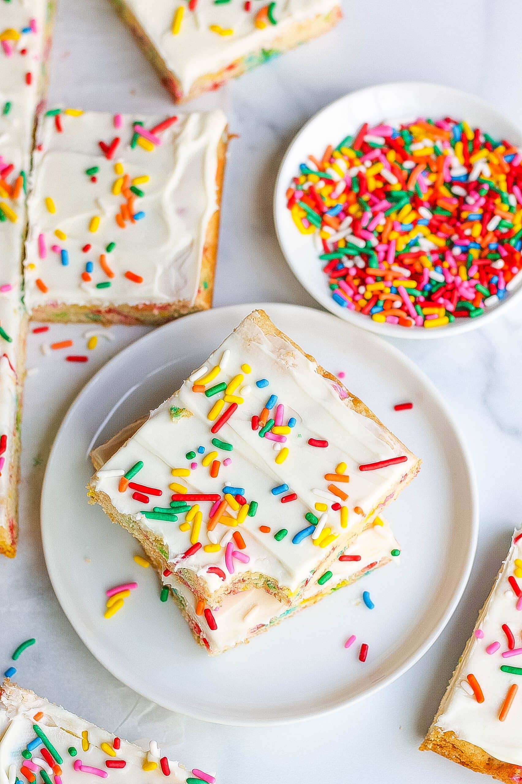 Funfetti Cake Mix Cookie Bars Kathryn's Kitchen