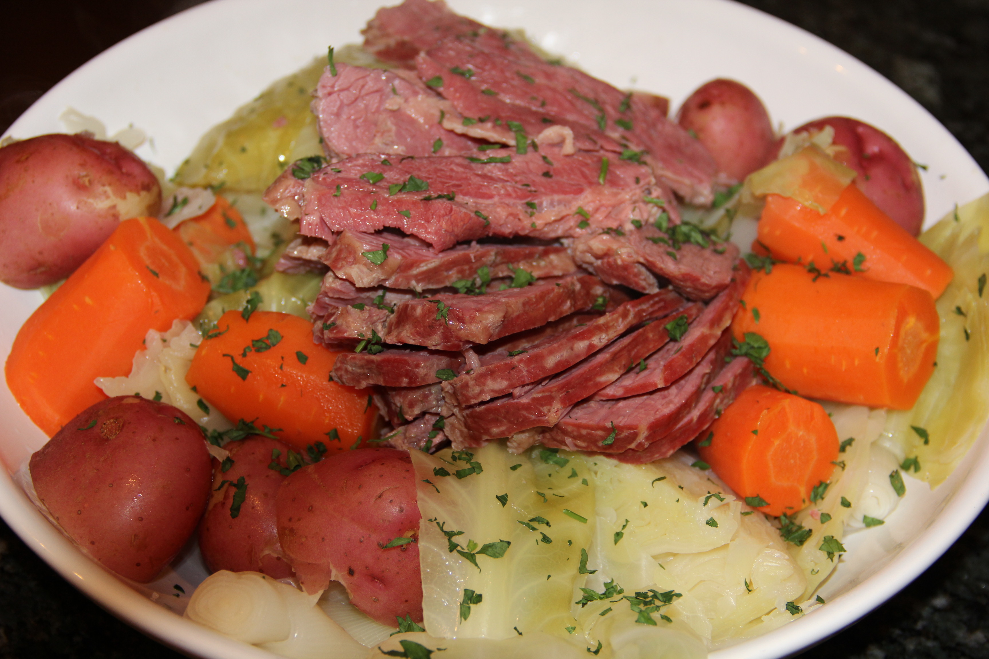 Corned Beef with Cabbage Kath's Kitchen Sync