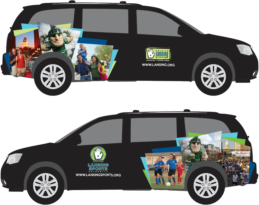to Lansing Vehicle Wraps « Katie Chubb Graphic Designer