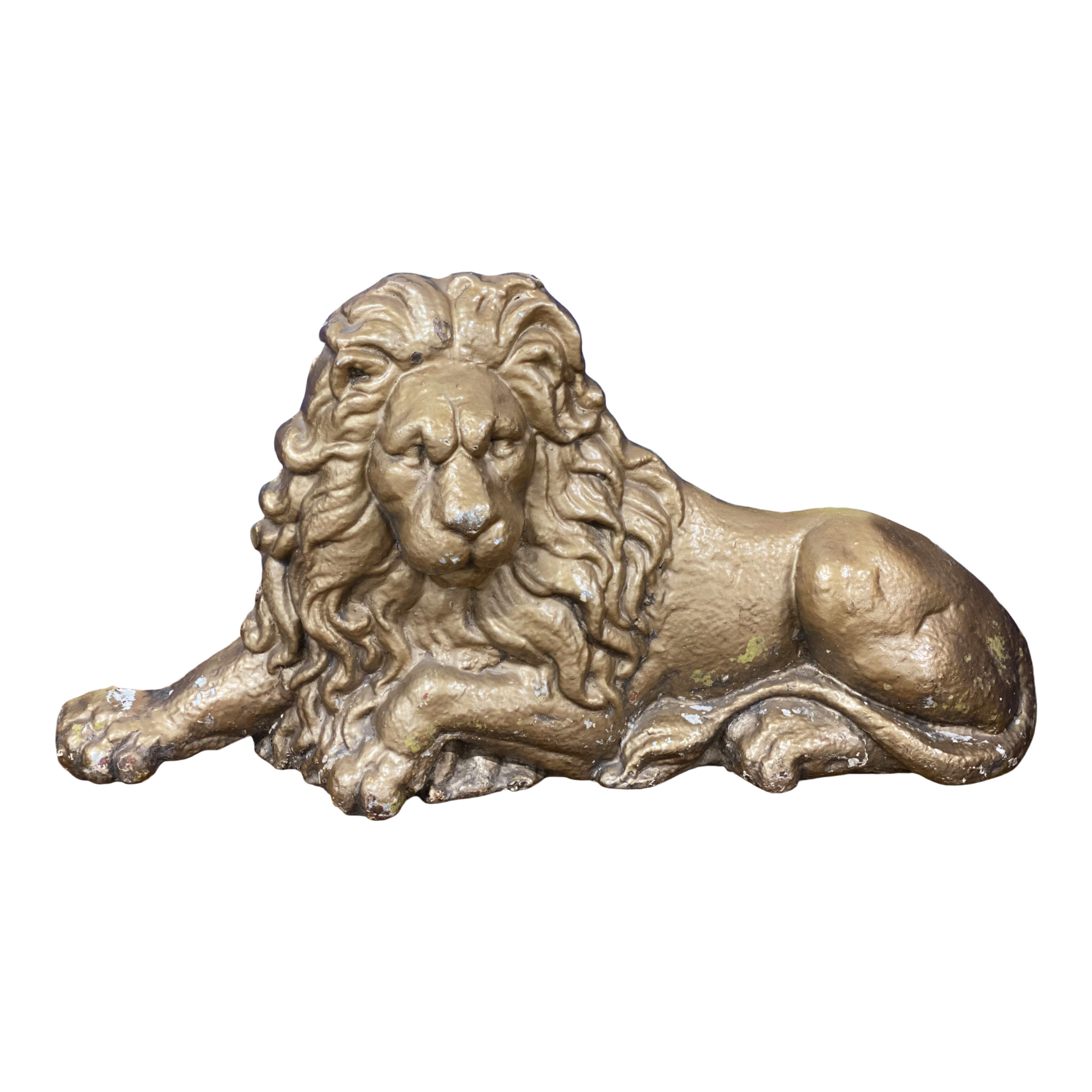 English Cast Iron Lion, 19th Century Katie Leede & Co
