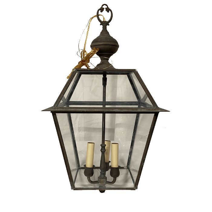 Glass and Metal Lantern Katie Leede & Co