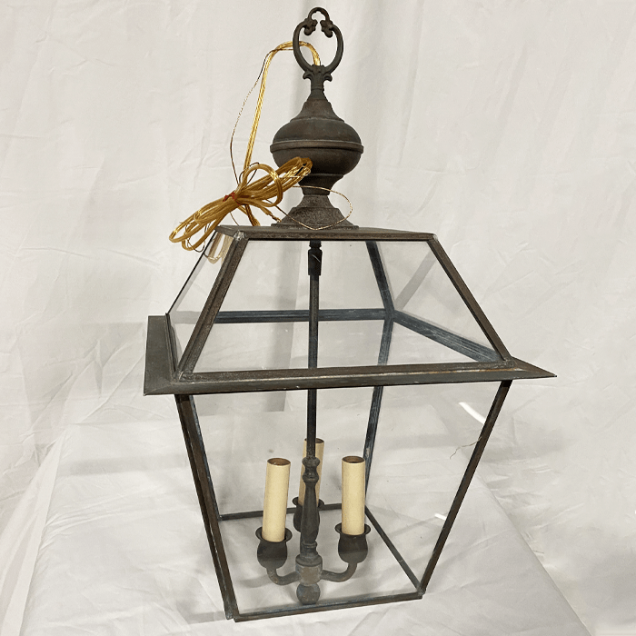 Glass and Metal Lantern Katie Leede & Co