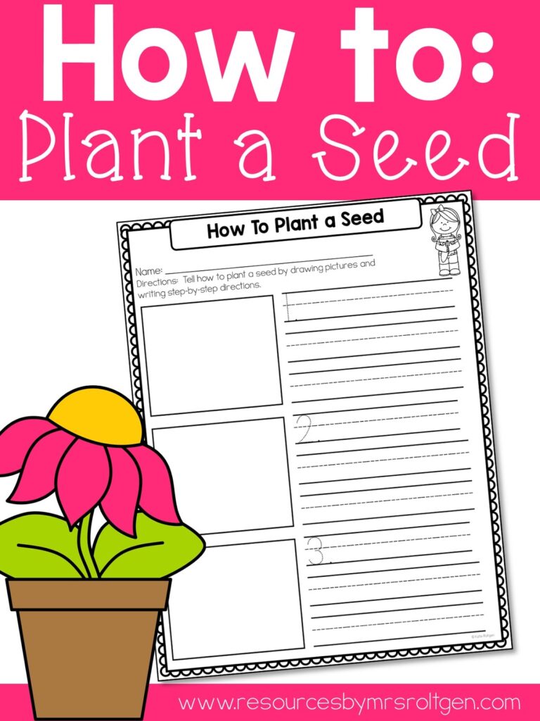 Planting Seeds Writing Freebie Katie Roltgen Teaching