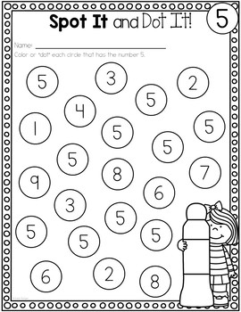 Number Five Activities - Katie Roltgen Teaching