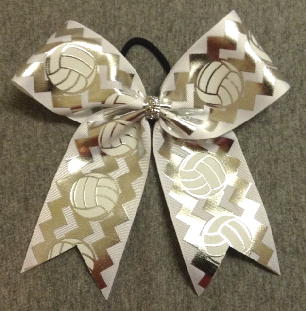 Katie's Bowtique Custom made bows Softball Bows Cheer Bows