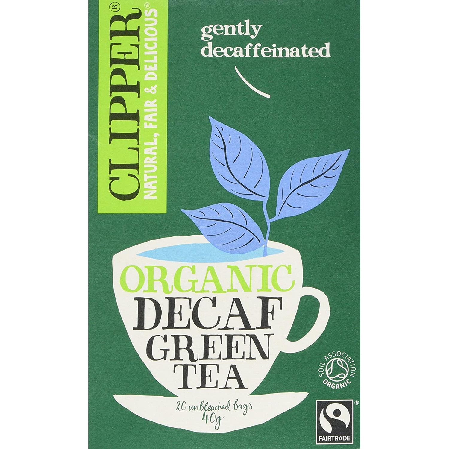 CLIPPER GREEN TEA DECAF Katogi Bio Products