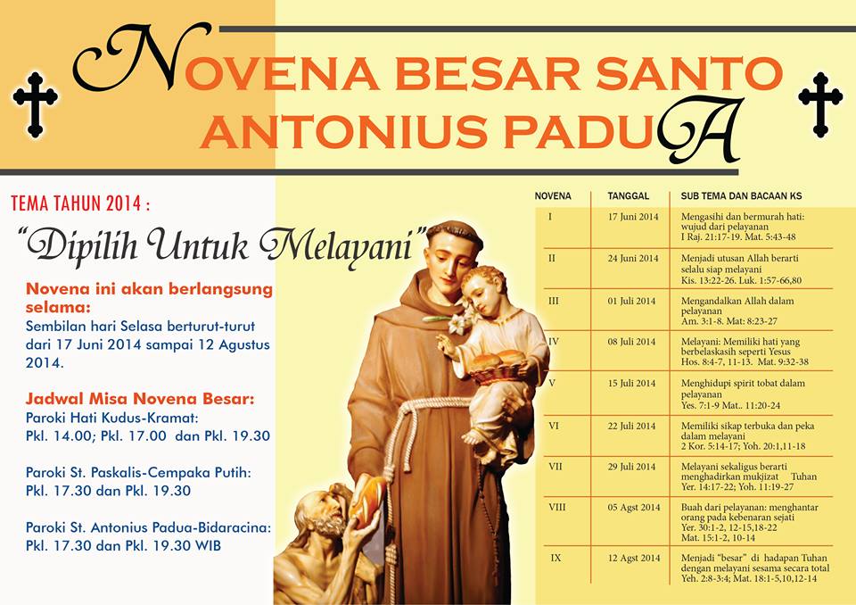 Novena Besar Santo Antonius Padua Katolik Indonesia