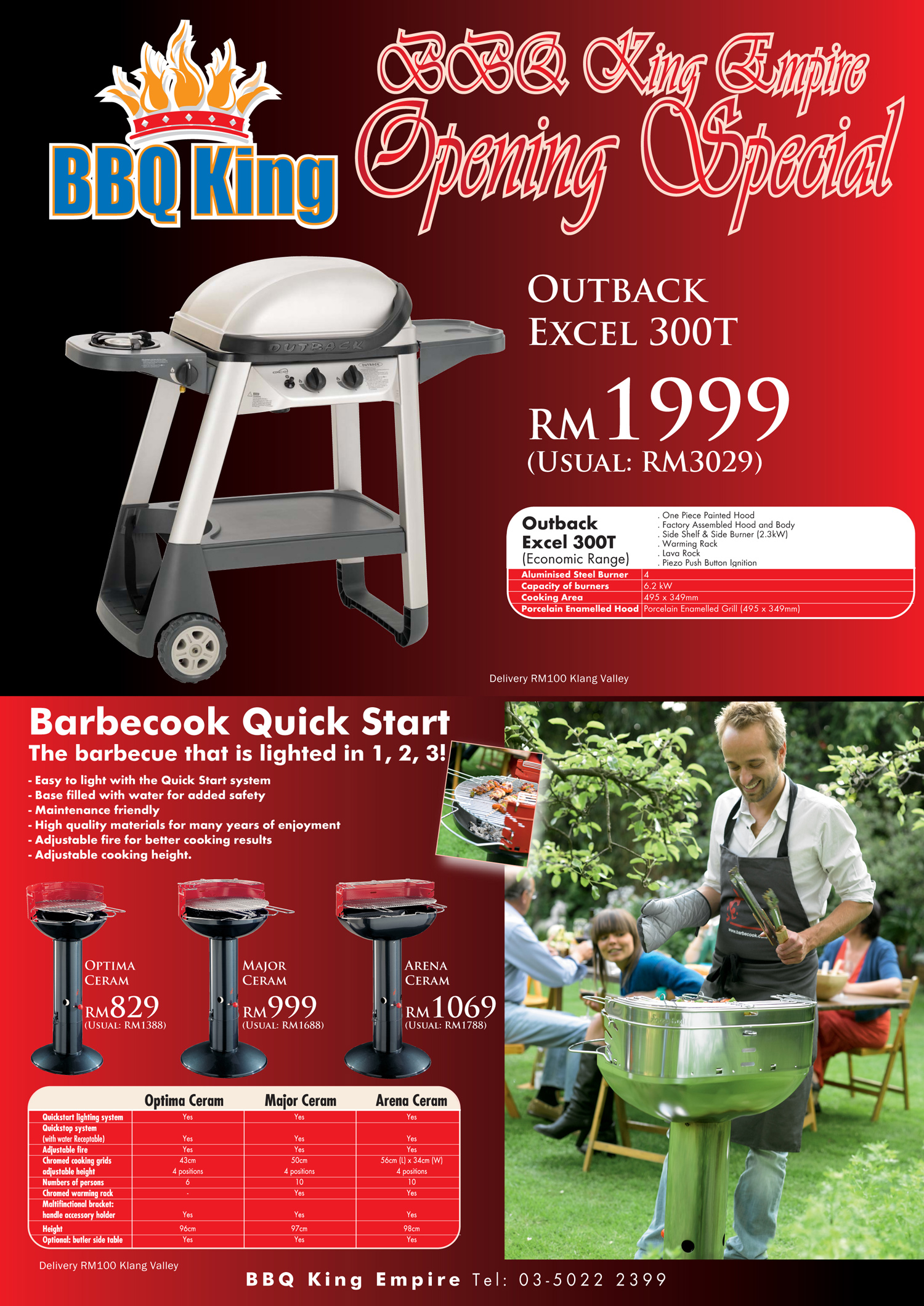 BBQ King Empire Gallery Opening Special untill 28th Febuary 2011