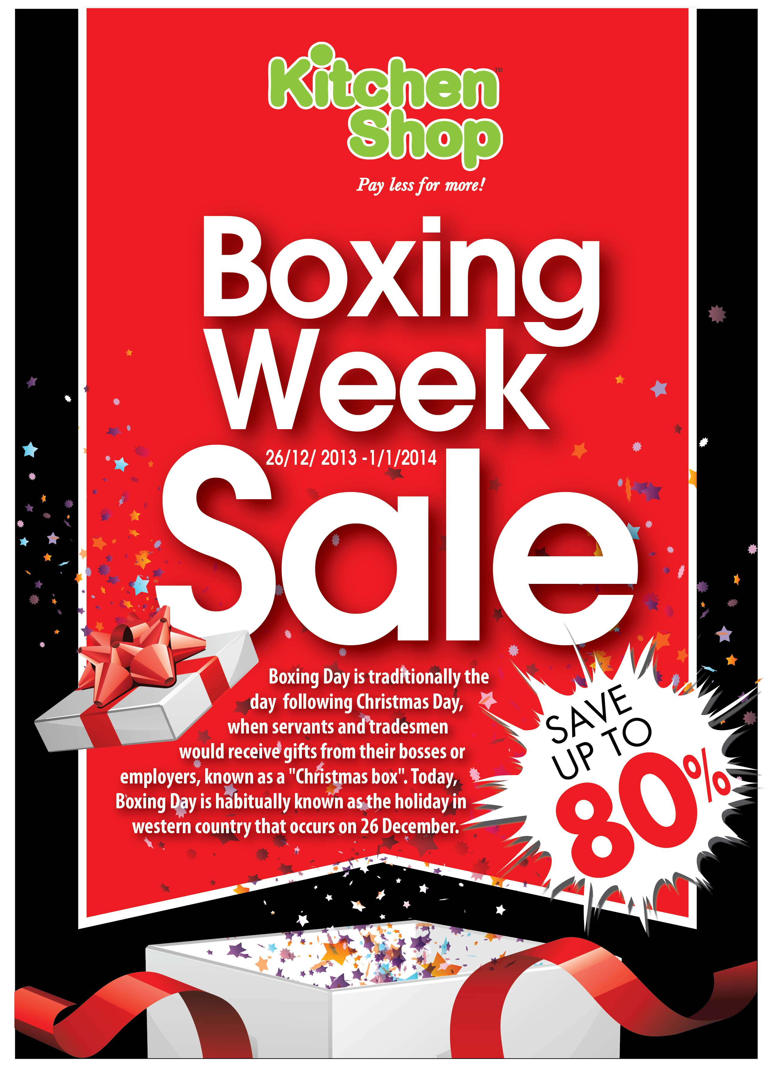 Boxing Week Sales! (26th December 2013 1st January 2014) Katrin BJ