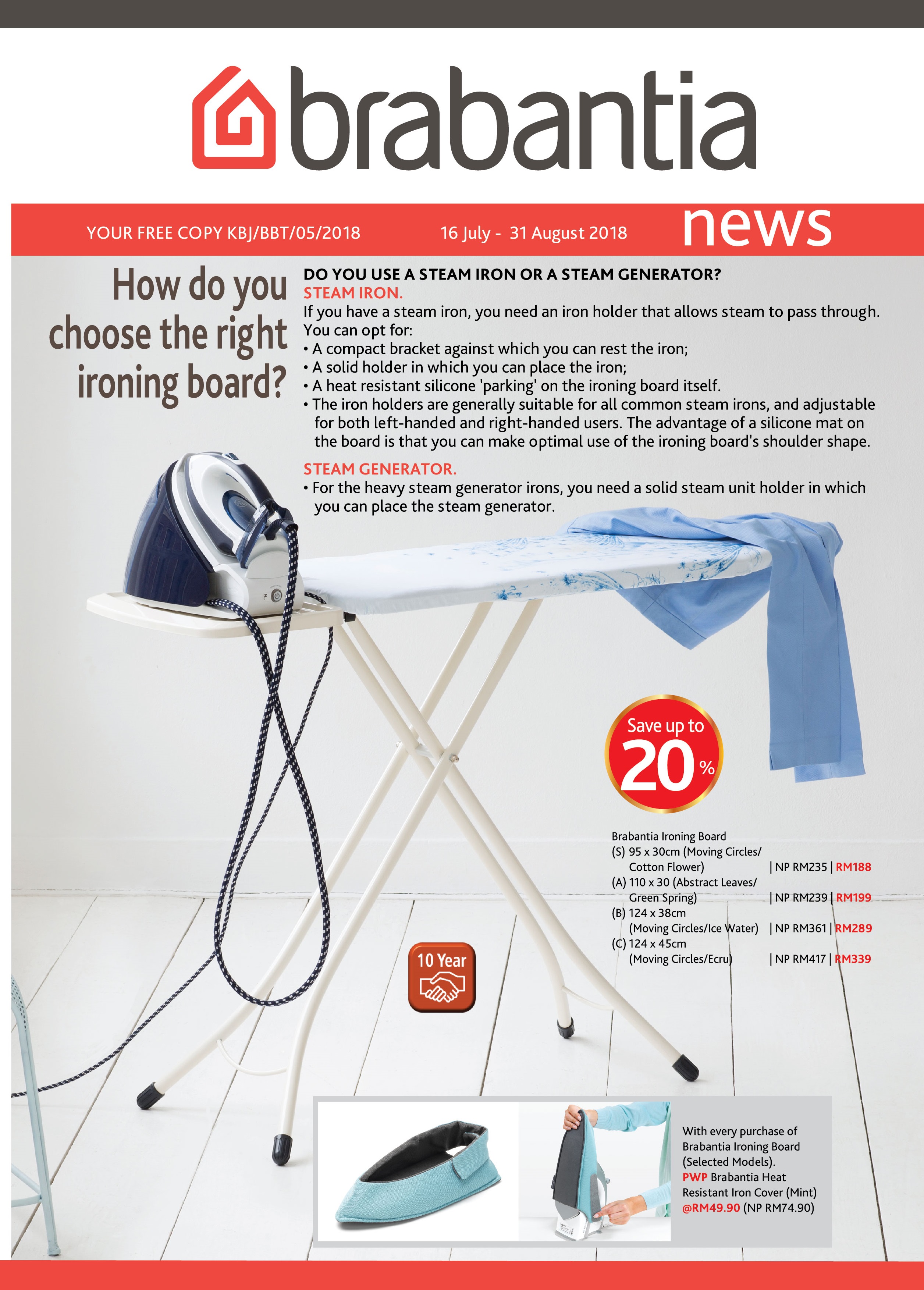 Save Up To 50 Off — Brabantia Product Of The Month Now Till 31st August 2018 Katrin BJ Sdn Bhd